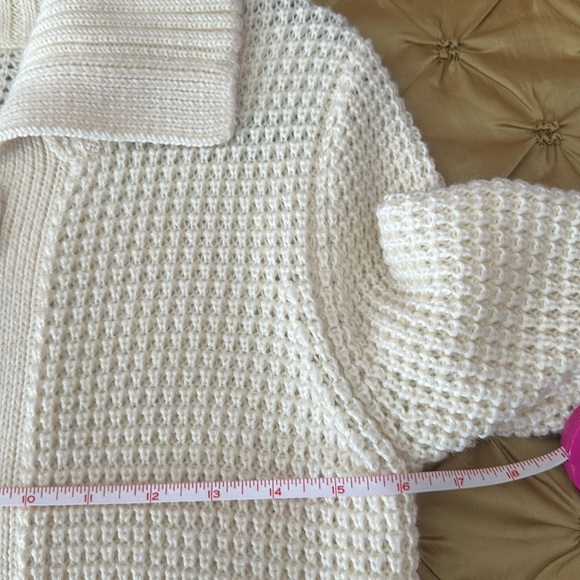 Chicos long open knit cardigan. - Picture 5 of 6